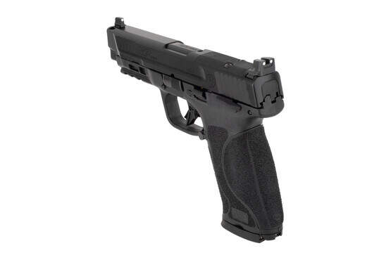 S&W M&P 10MM M2.0 Thumb Safety Optics Ready Slide features an aggressive textured grip